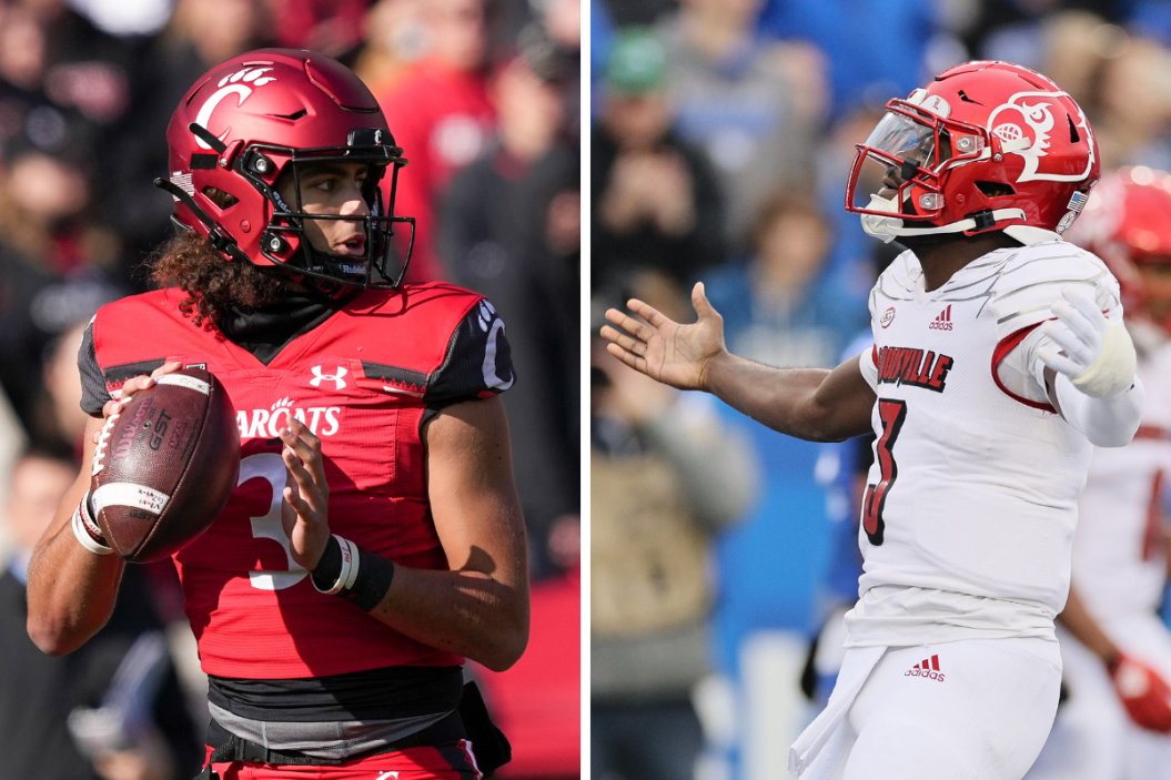 Cincinnati and Louisville are two teams facing off in the first weekend of college football bowl week action.