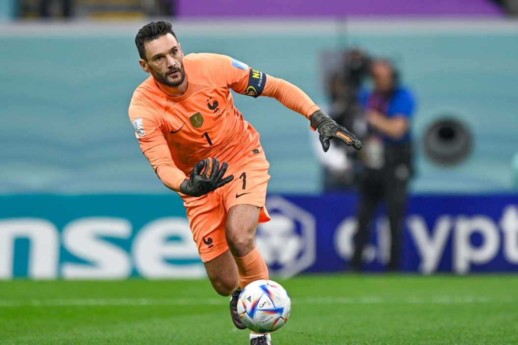 Hugo Lloris of France during the Quarter Final - FIFA World Cup Qatar 2022 match between England and France at the Al Bayt Stadium