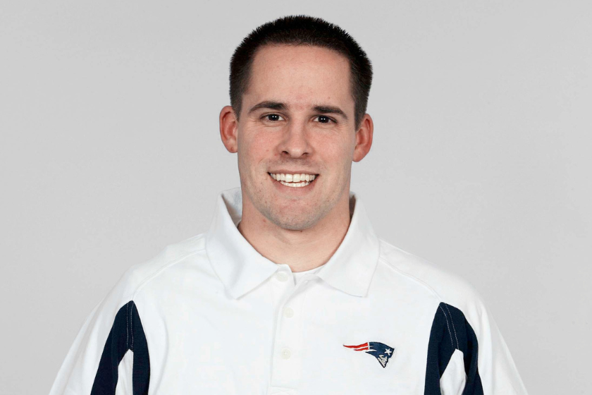 Josh McDaniels of the New England Patriots poses for his 2006 NFL headshot at photo day