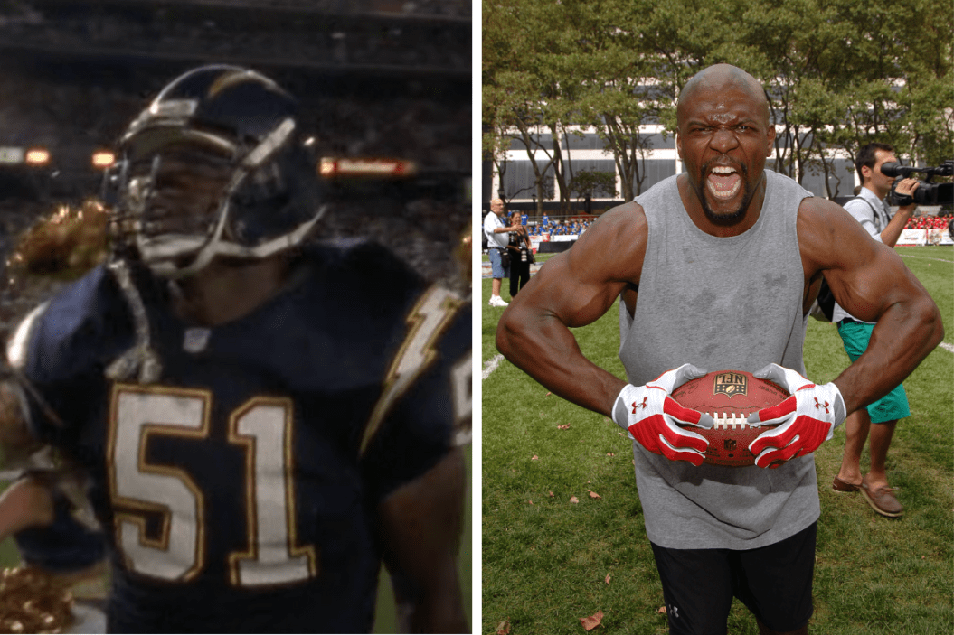 Before he became a Hollywood star, Terry Crews pursued a career in the NFL.
