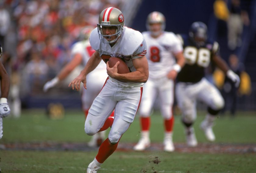 Ed McCaffrey for the 49ers in 1994.