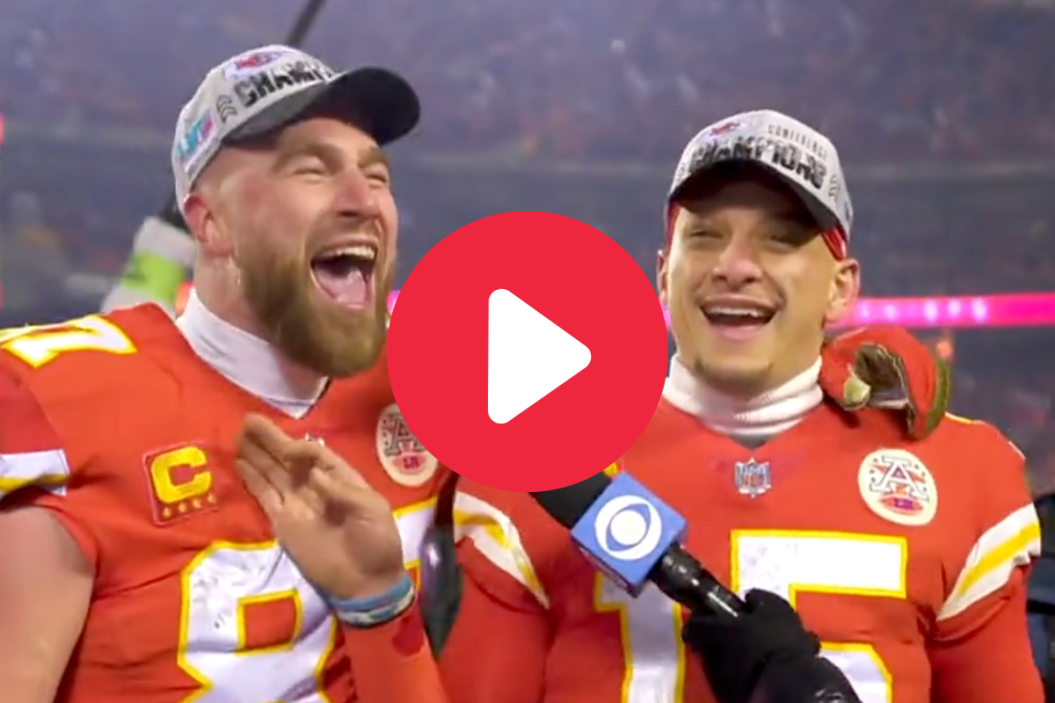 Travis Kelce let's the world know his feelings about the Bengals trash talk ahead of the AFC Championship Game.
