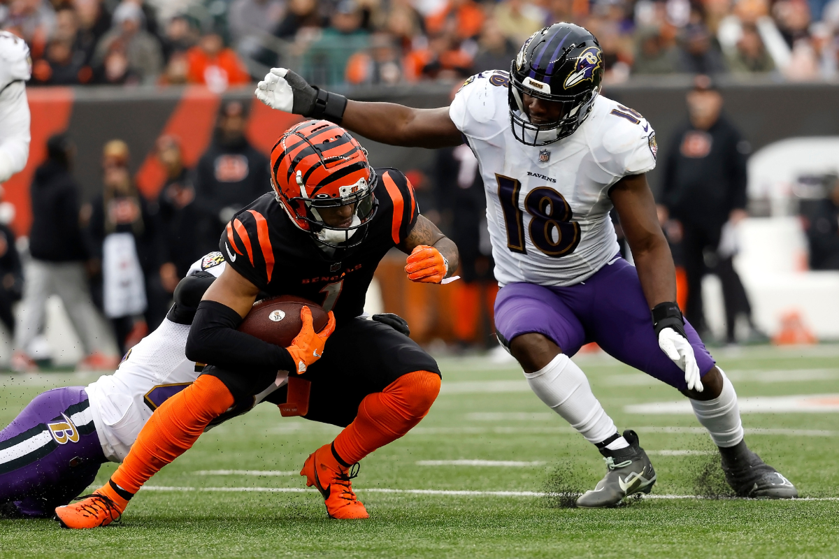 Bengals Rookie Ja'Marr Chase Explodes on Ravens Defense