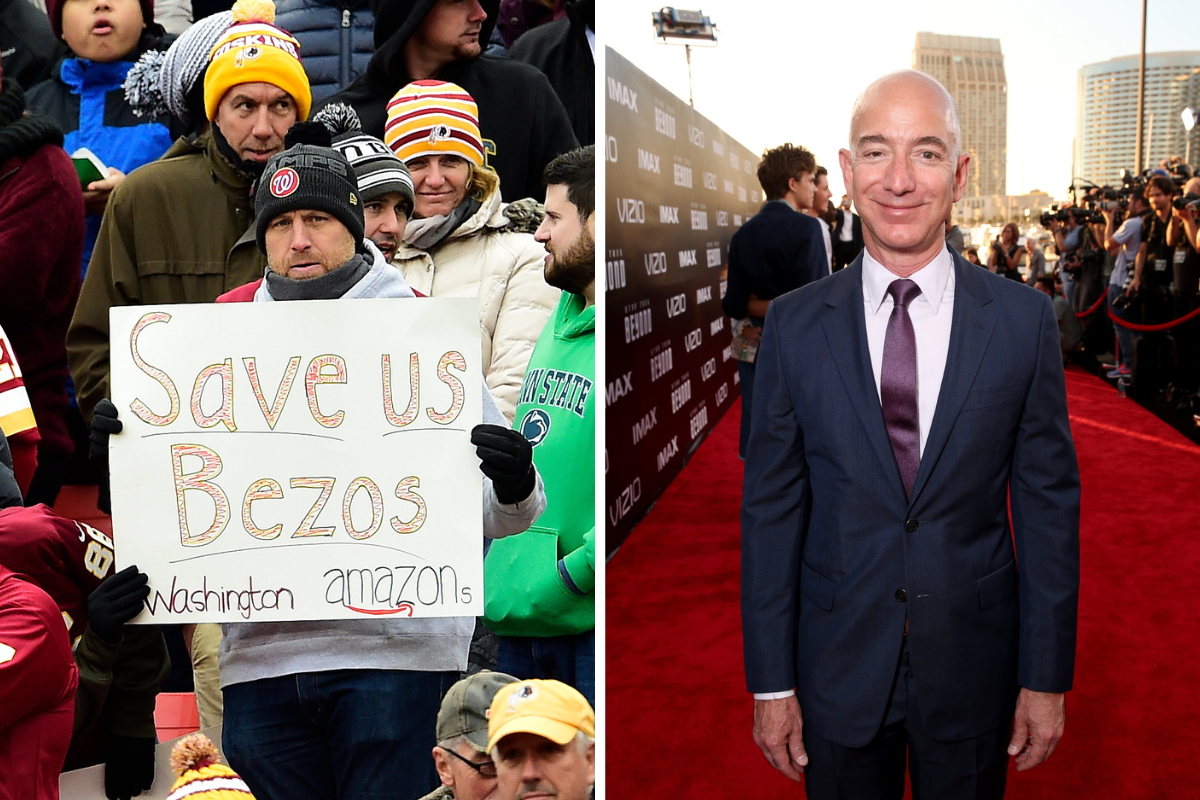 Save Us Jeff Bezos!' A Dan Snyder Sale of Washington Commanders to