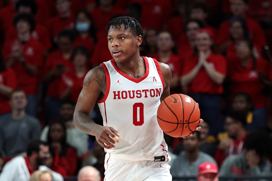 Marcus Sasser, the leader of the Houston Cougars, is bringing the AAC Powerhouse to new heights as they head toward the NCAA Tournament.
