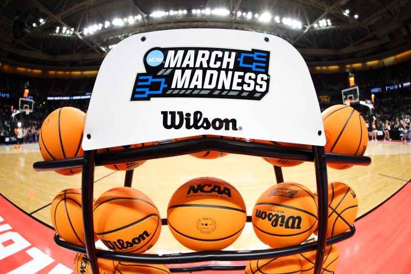 The March Madness logo.