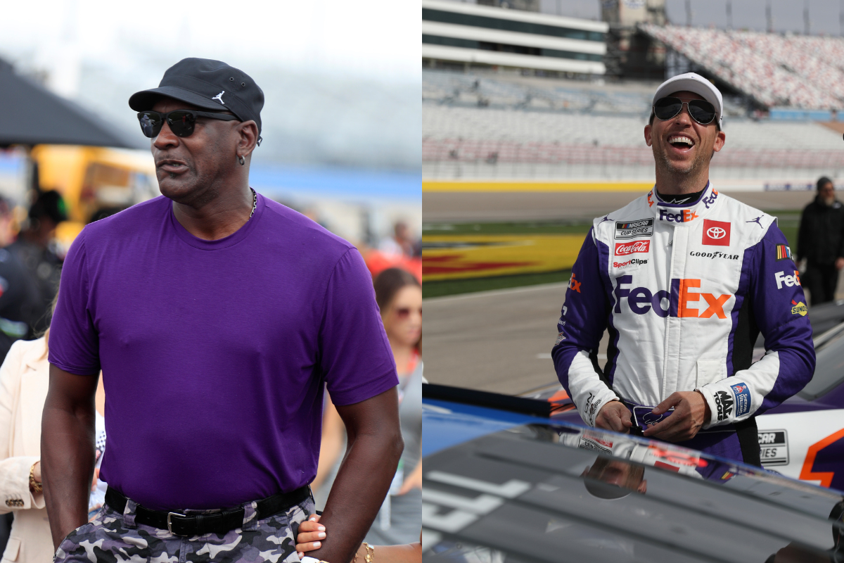 Denny Hamlin speaks on Michael Jordan's recent involvement with 23XI Racing