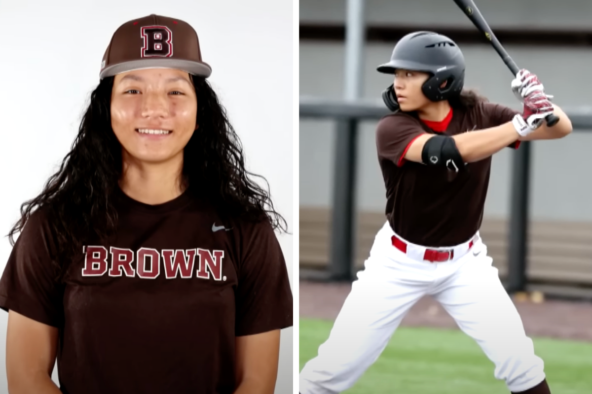 Female Brown University baseball player Olivia Pichardo speaks out