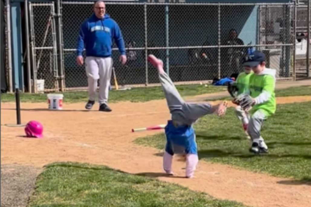 6YearOld's TeeBall Cartwheel is the Cutest Thing on the