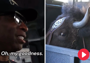 Deion Sanders Meets Ralphie, the University of Colorado's Mascot, in Hilarious Fashion
