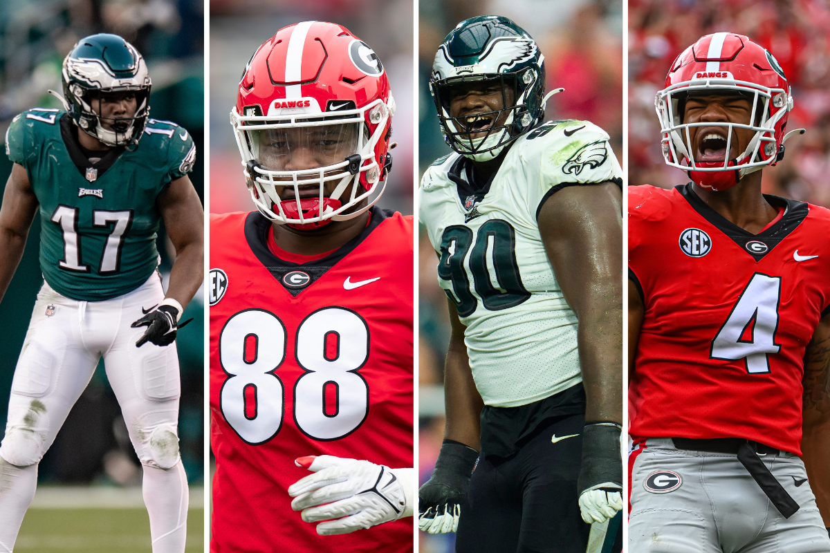 Philadelphia Eagles Georgia Bulldogs Dawgs Eagles Nfl Draft