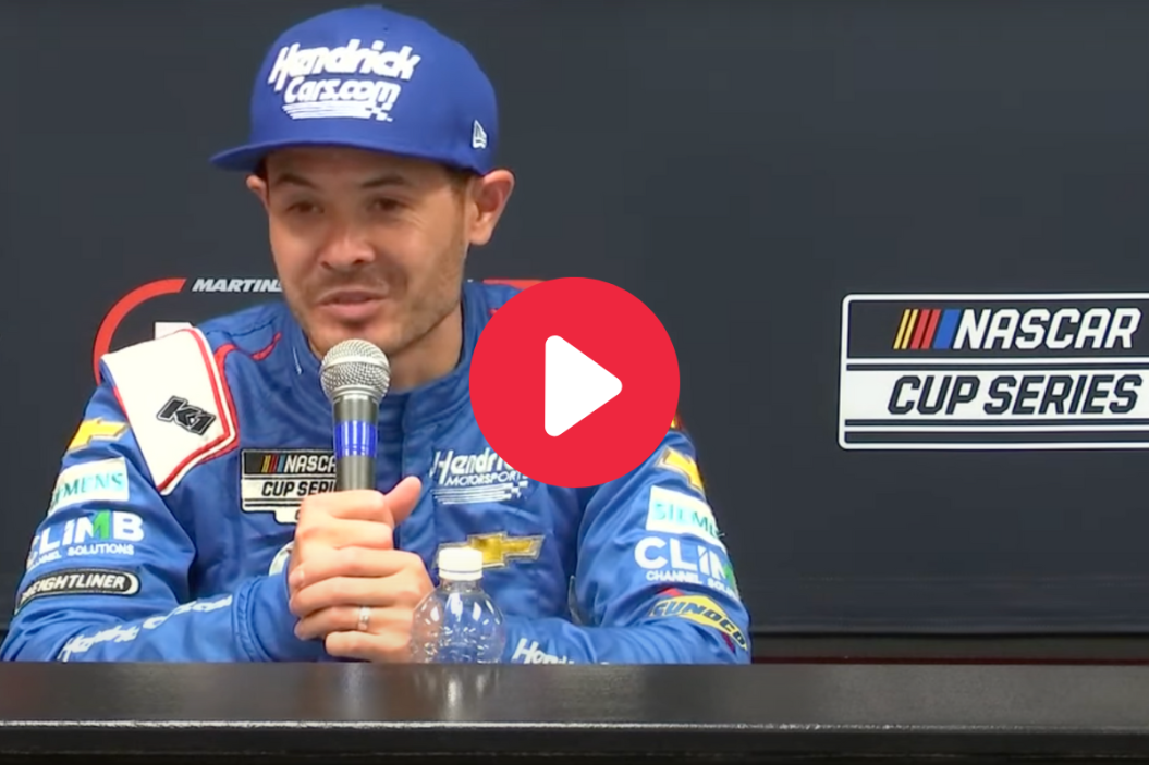 Kyle Larson fields questions in post-race press conference after winning 2023 Cup race at Martinsville Speedway