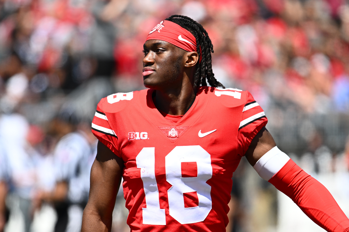 Ohio State Spring Game Marvin Harrison Jr Shines