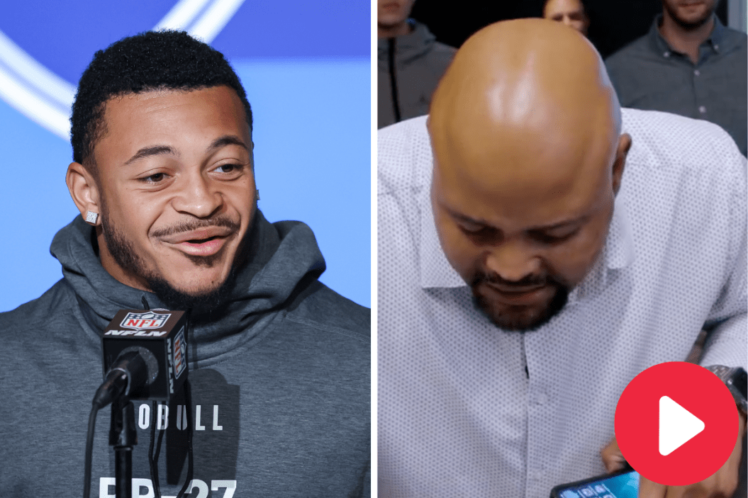 Deuce Vaughn's dad, Chris, officially made every day "take your son to work" day, after drafting his son onto the Cowboys in the 6th round.