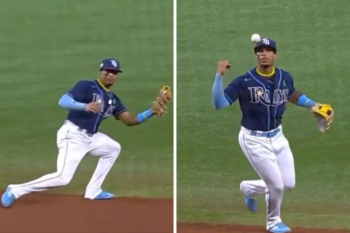 MLB Twitter reacts to Wander Franco's 'ball flip' in Rays vs