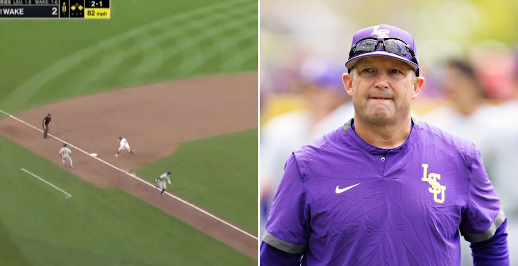 LSU baseball coach Jay Johnson defended his team's decision to send Tre Morgan home.