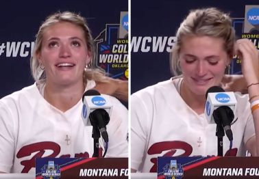 Montana Fouts' Final Press Conference Will Make Any Softball Fan Emotional