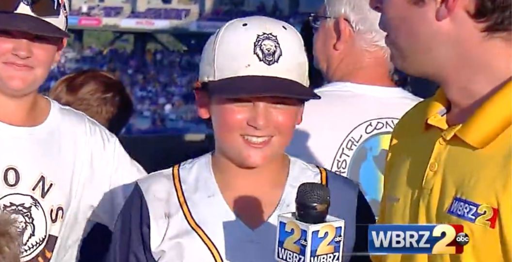 An 11-year-old kid talks to media about Paul Skenes.