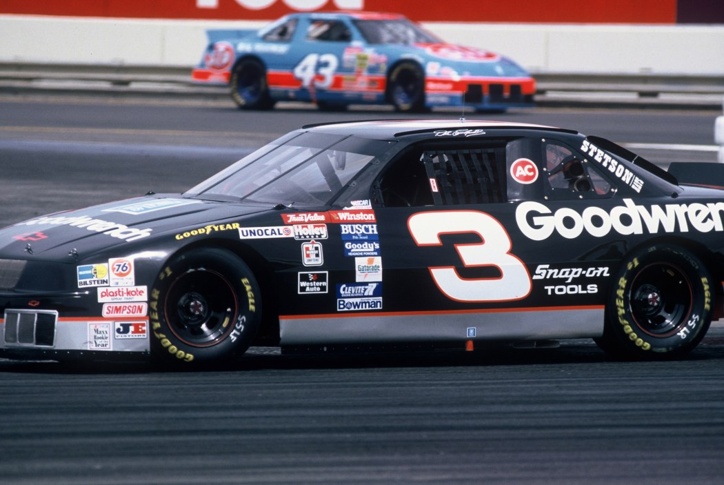 SONOMA, CA - MAY 7: Dale Earnhardt in his #3 Richard Childress Racing Chevrolet during the Save Mart Supermarkets 300 on May 7, 1995 at Sears Point Raceway in Sonoma, California.