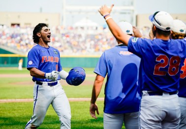 Florida Erupts After Setting College World Series Record With 24 Runs Against LSU