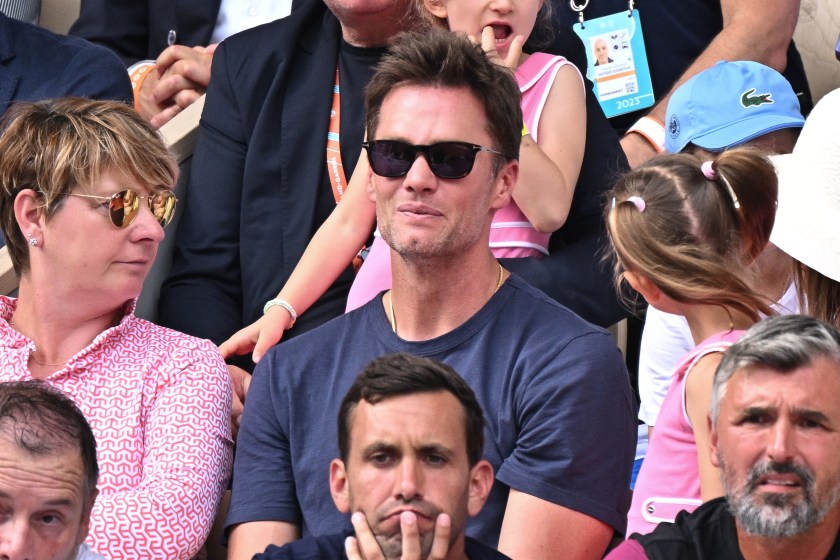 Tom Brady at the French Open.