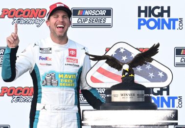 Denny Hamlin Bashes Critics Over Pocono Raceway Win