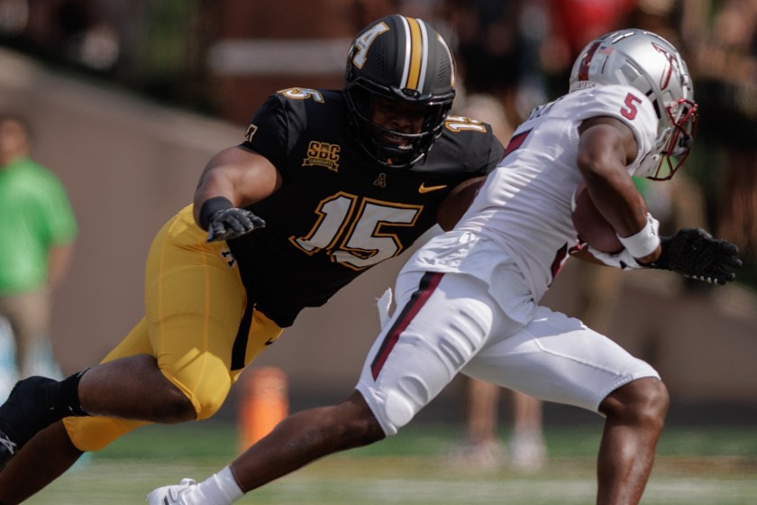 Appalachian State football LB Andrew Parker (15) (PHOTO CREDIT: App State Athletics