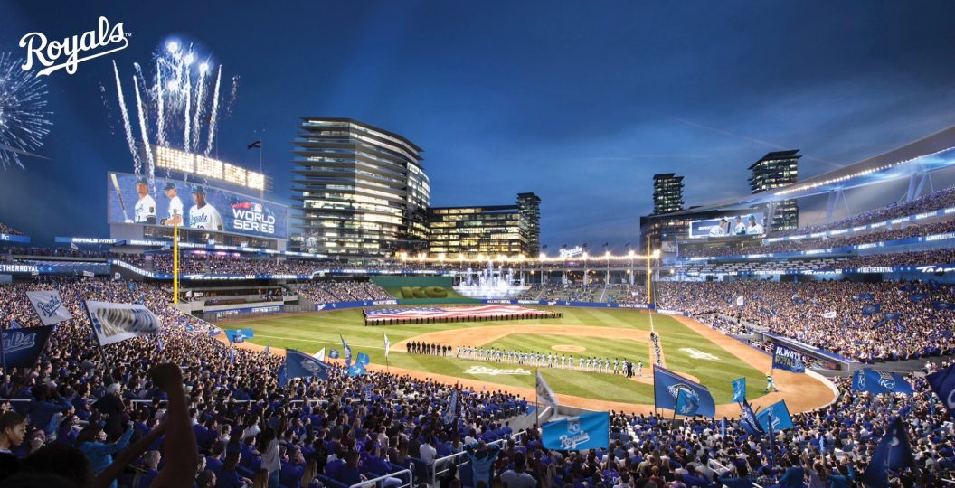 A Kansas City Royals ballpark concept.