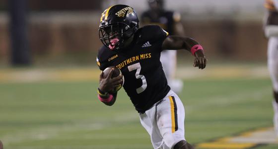 RB Frank Gore Jr. (7) for Southern Miss football (PHOTO CREDIT: Joe Harper/Southern Miss Athletics)