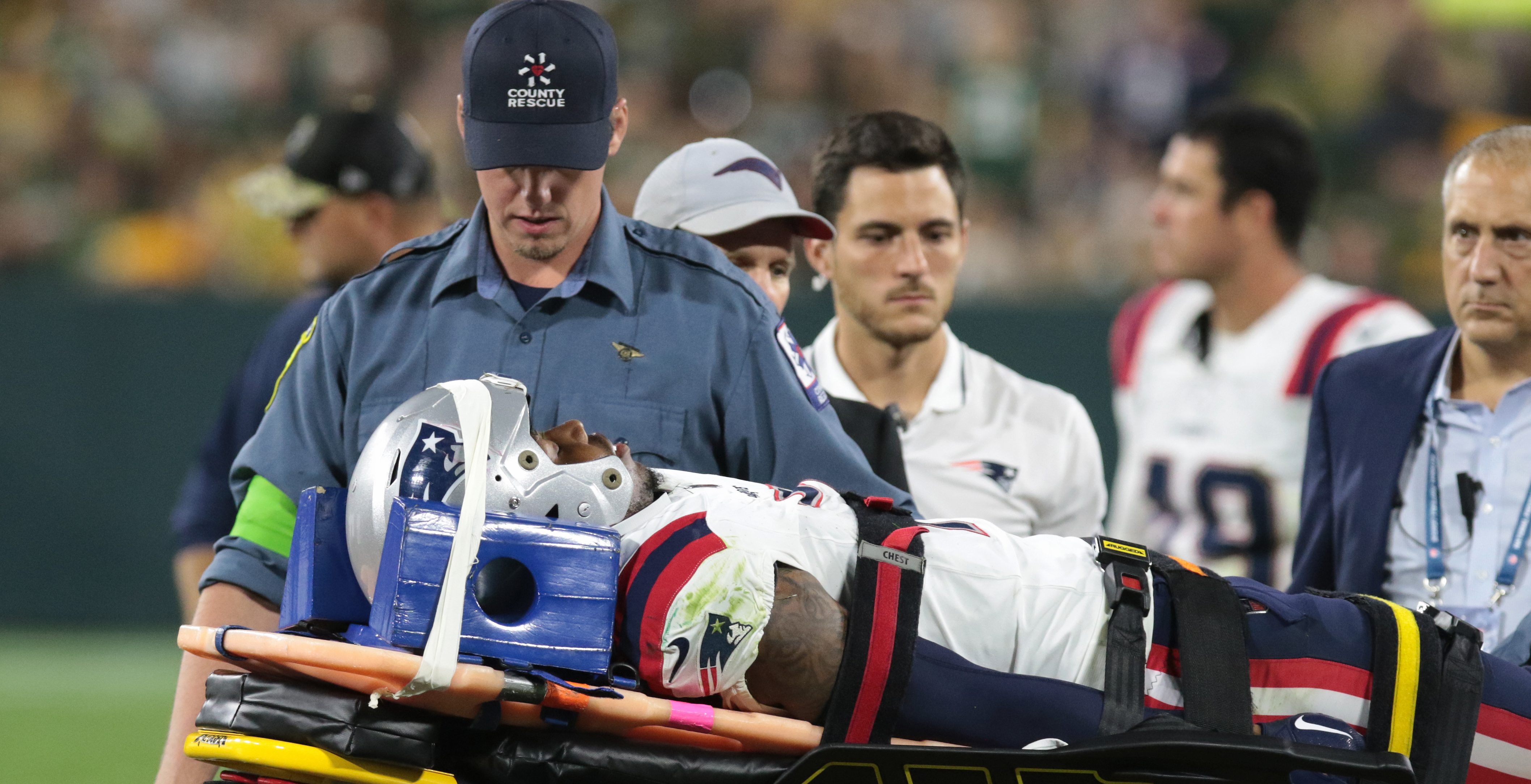 Former Patriots players say chest, spinal injuries among biggest fears