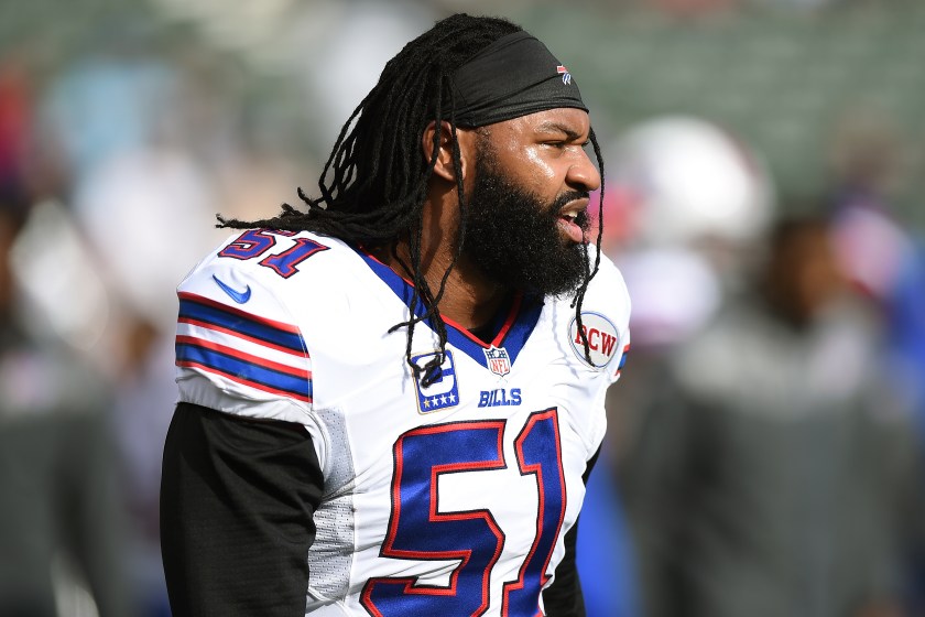 Brandon Spikes with the Bills.