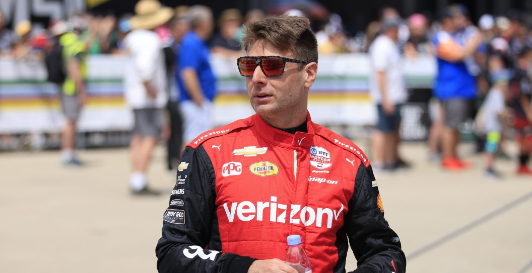 INDIANAPOLIS, INDIANA - MAY 13: Will Power, driver of the #12 Verizon Team Penske Chevrolet, is introduced before the NTT IndyCar GMR Grand Prix at Indianapolis Motor Speedway on May 13, 2023 in Indianapolis, Indiana.