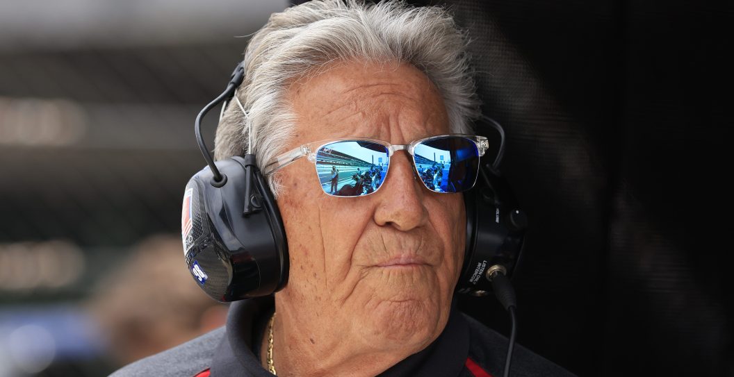 INDIANAPOLIS, INDIANA - MAY 19: Former Indy 500 Champion Mario Andretti looks on during practice for the 107th Indianapolis 500 at Indianapolis Motor Speedway on May 19, 2023 in Indianapolis, Indiana.