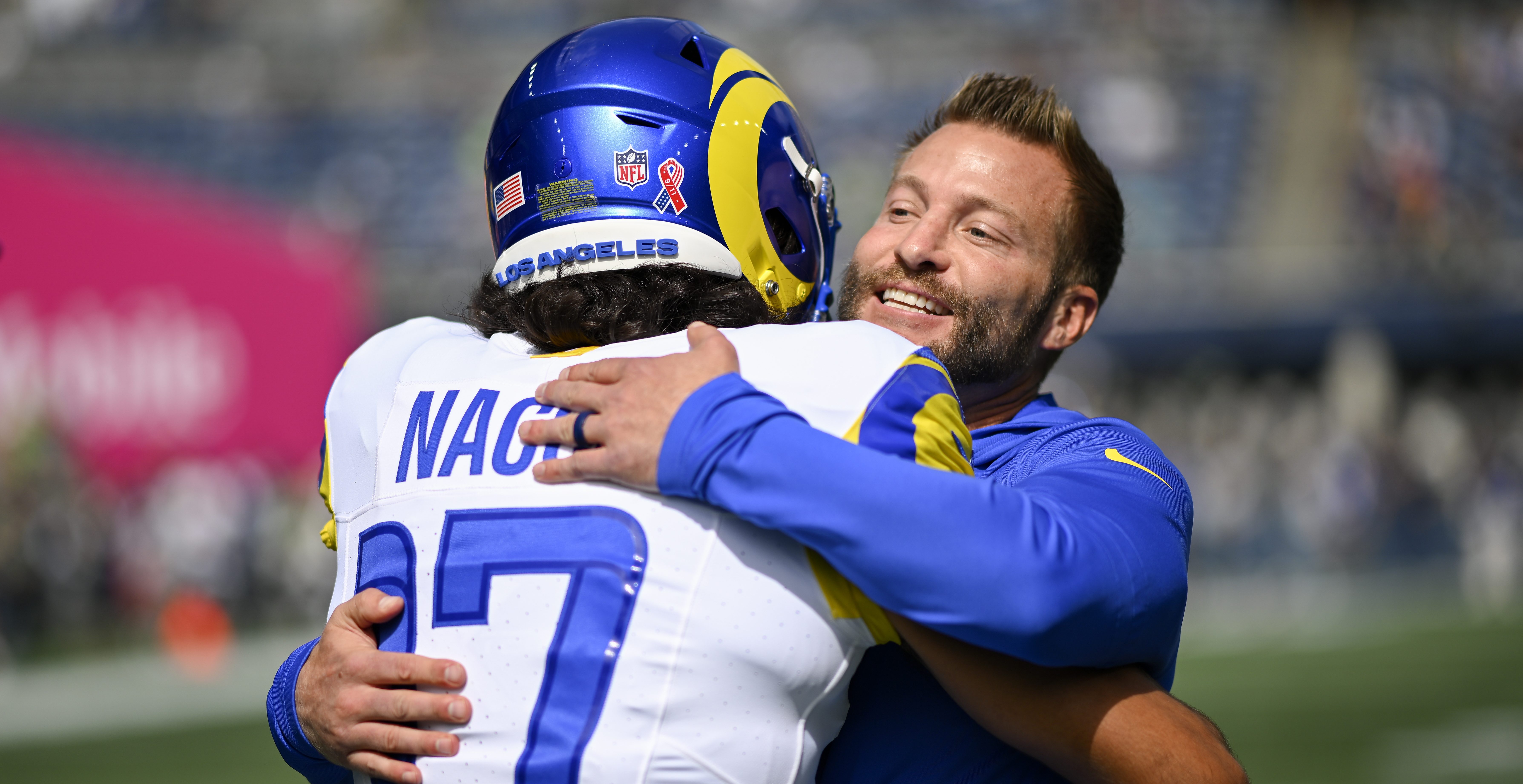 Rams wide receiver Puka Nacua sets NFL single-game rookie record