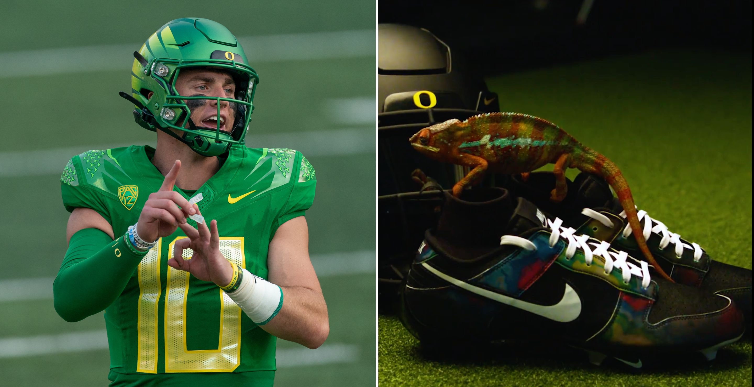 Colorado vs. Oregon: Ducks uniforms feature color-changing cleats