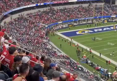 49ers Fans Take Over SoFi Stadium