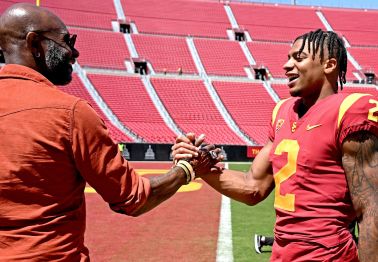USC's Brenden Rice Is Chasing History Like His Dad