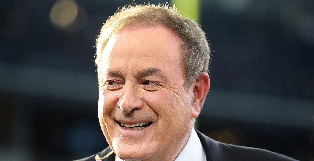 ARLINGTON, TEXAS - OCTOBER 20: NBC Sportcaster Al Michaels is seen on the field before the game between the Philadelphia Eagles and Dallas Cowboys at AT&T Stadium on October 20, 2019 in Arlington, Texas.