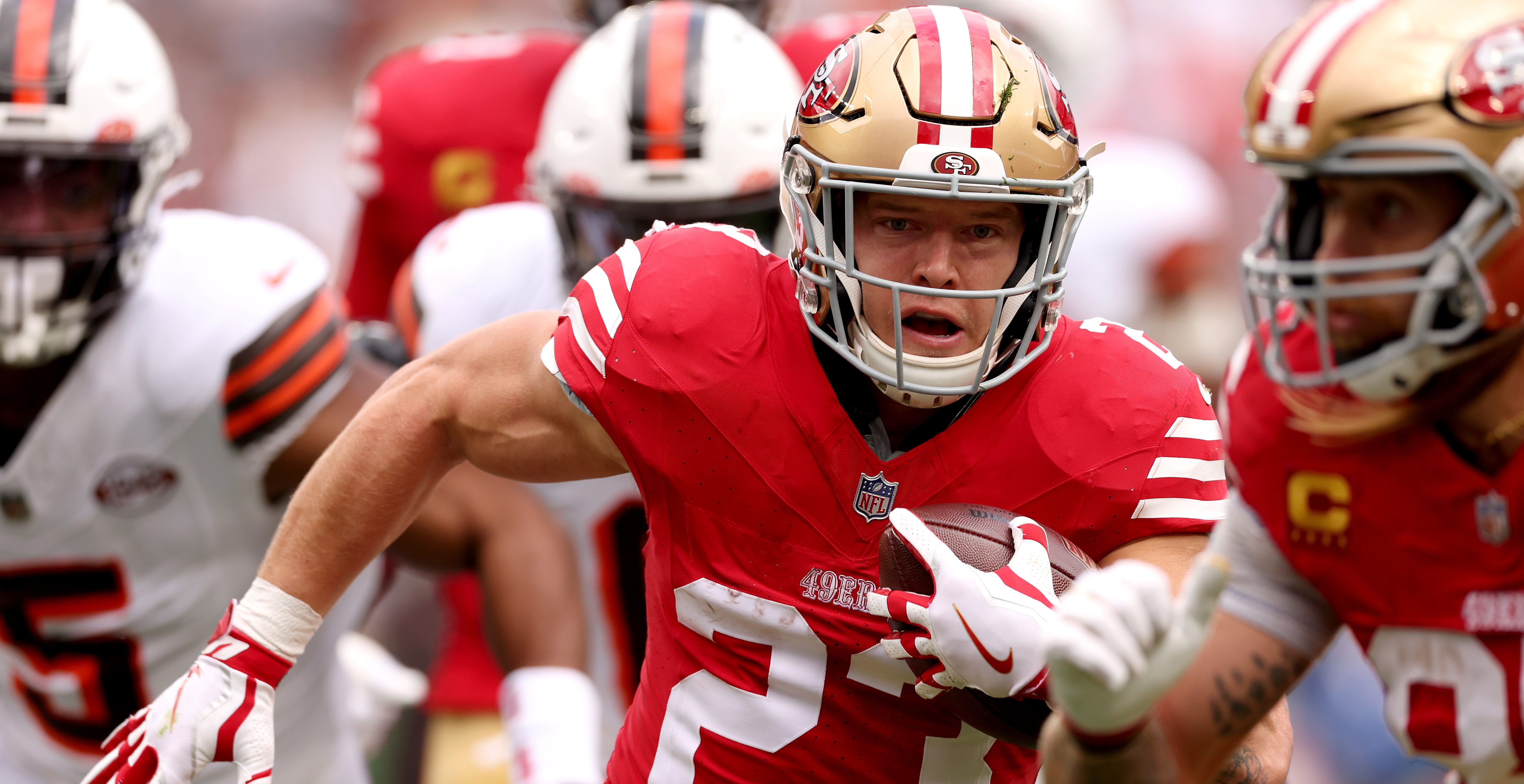 49ers Christian McCaffrey Scores Record Touchdown