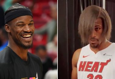 Jimmy Butler's New 'Emo' Hair Is Straight out of Dennis Rodman's Book