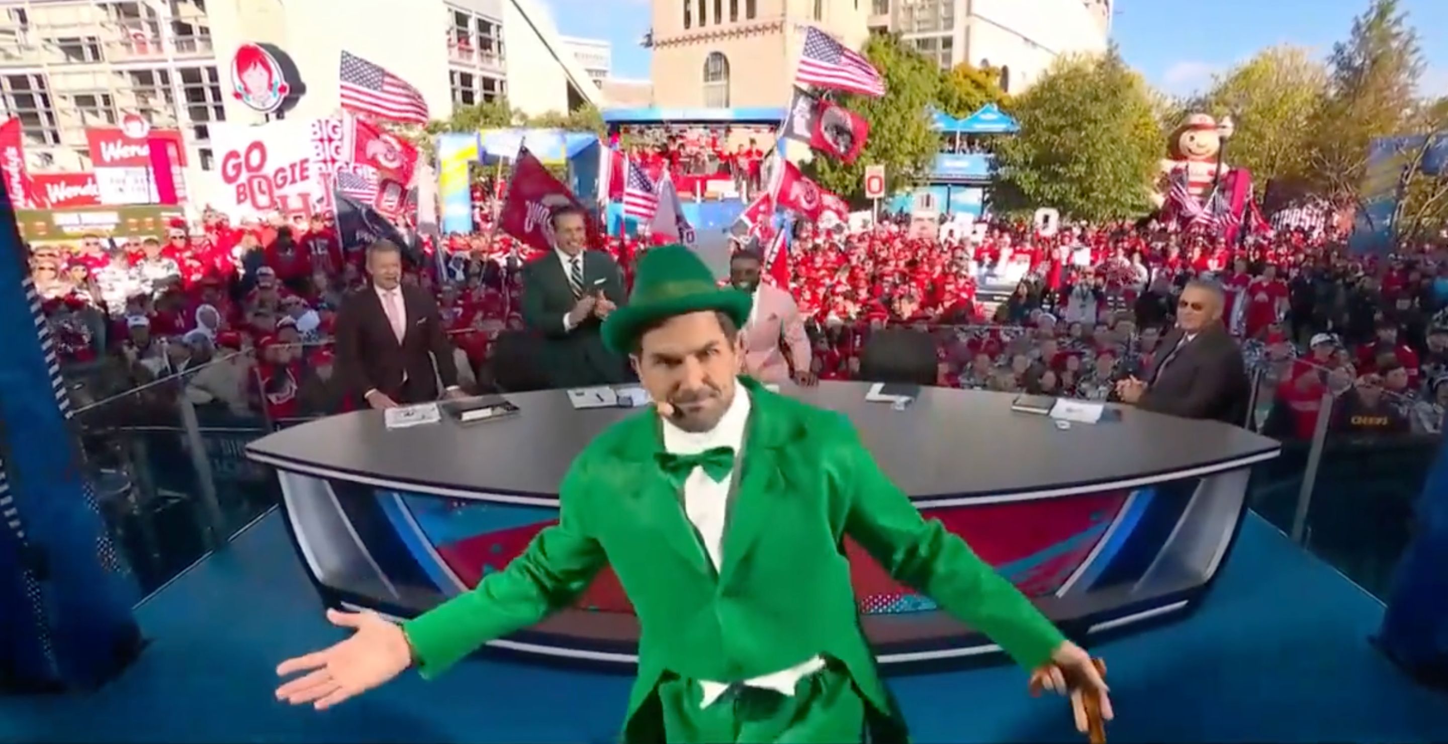 Matt Leinart Dressed as a Leprechaun After Losing a Bet