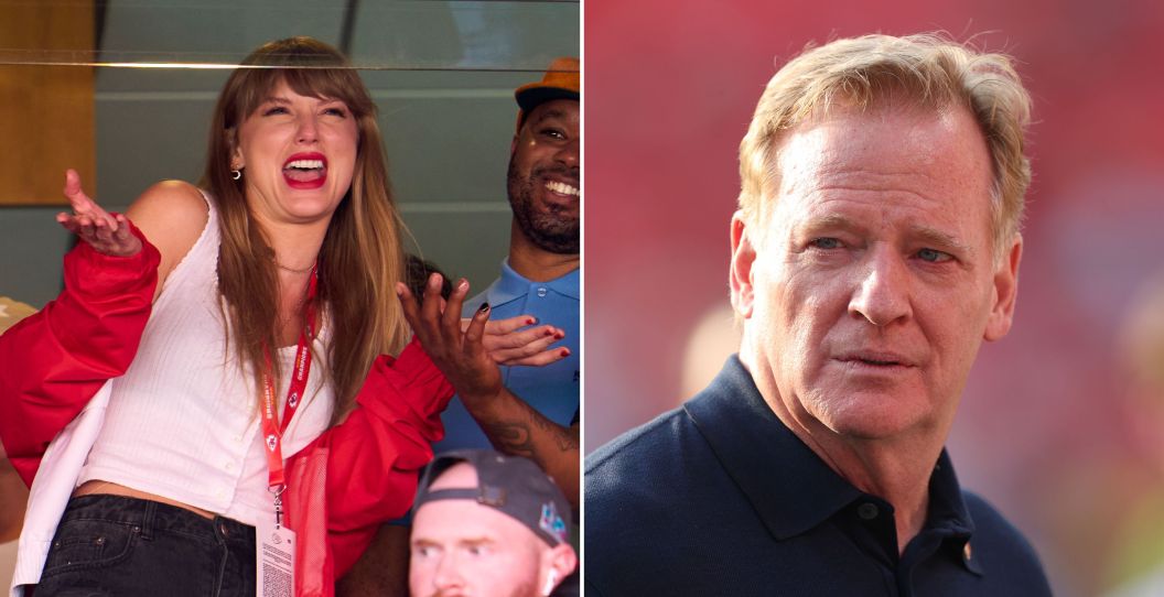 Taylor Swift and Roger Goodell.