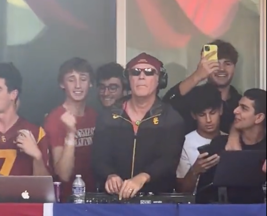 Will Ferrell crashes a USC frat party