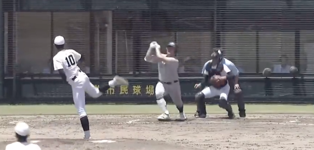 Japanese high school baseball player Rintaro Sasaki