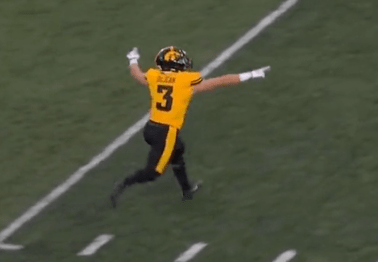 Iowa Got Completely Screwed on Controversial Call During Potential Game-Winning Punt Return TD