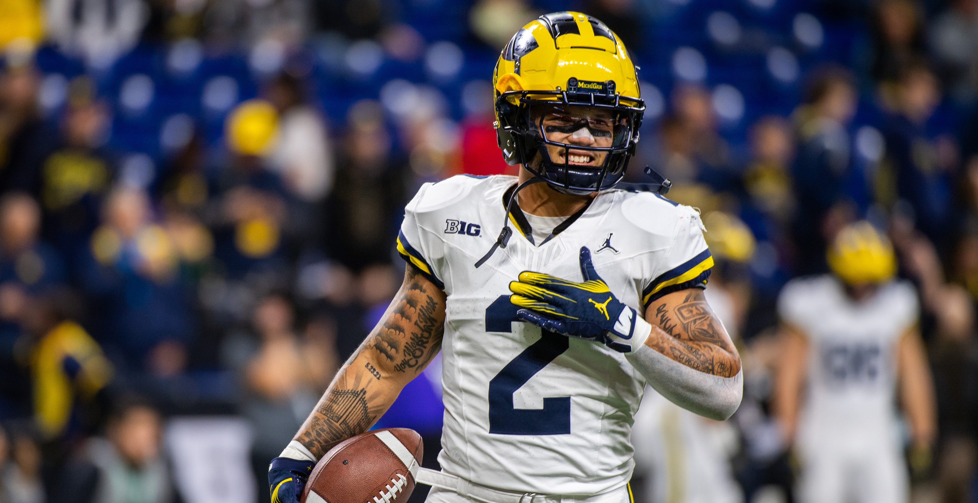 Blake Corum Ties Michigan Record For Career Rushing TDs