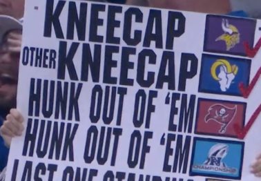 Lions Fan's Incredible Sign References Dan Campbell's Iconic Press Conference