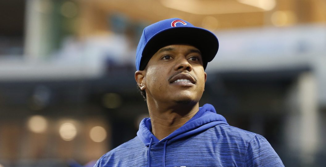 NEW YORK, NEW YORK - SEPTEMBER 12: Marcus Stroman #0 of the Chicago Cubs looks on before a game against the New York Mets at Citi Field on September 12, 2022 in New York City.
