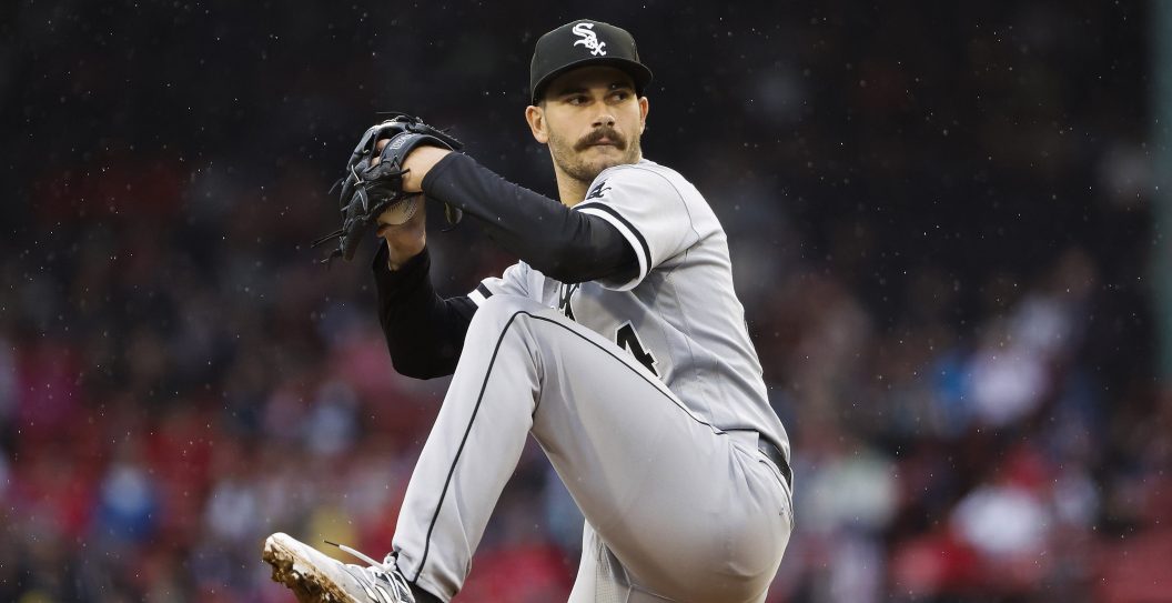 BOSTON, MA - SEPTEMBER 23: Dylan Cease #84 of the Chicago White Sox pitches against the Boston Red Sox during the first inning at Fenway Park on September 23, 2023 in Boston, Massachusetts.
