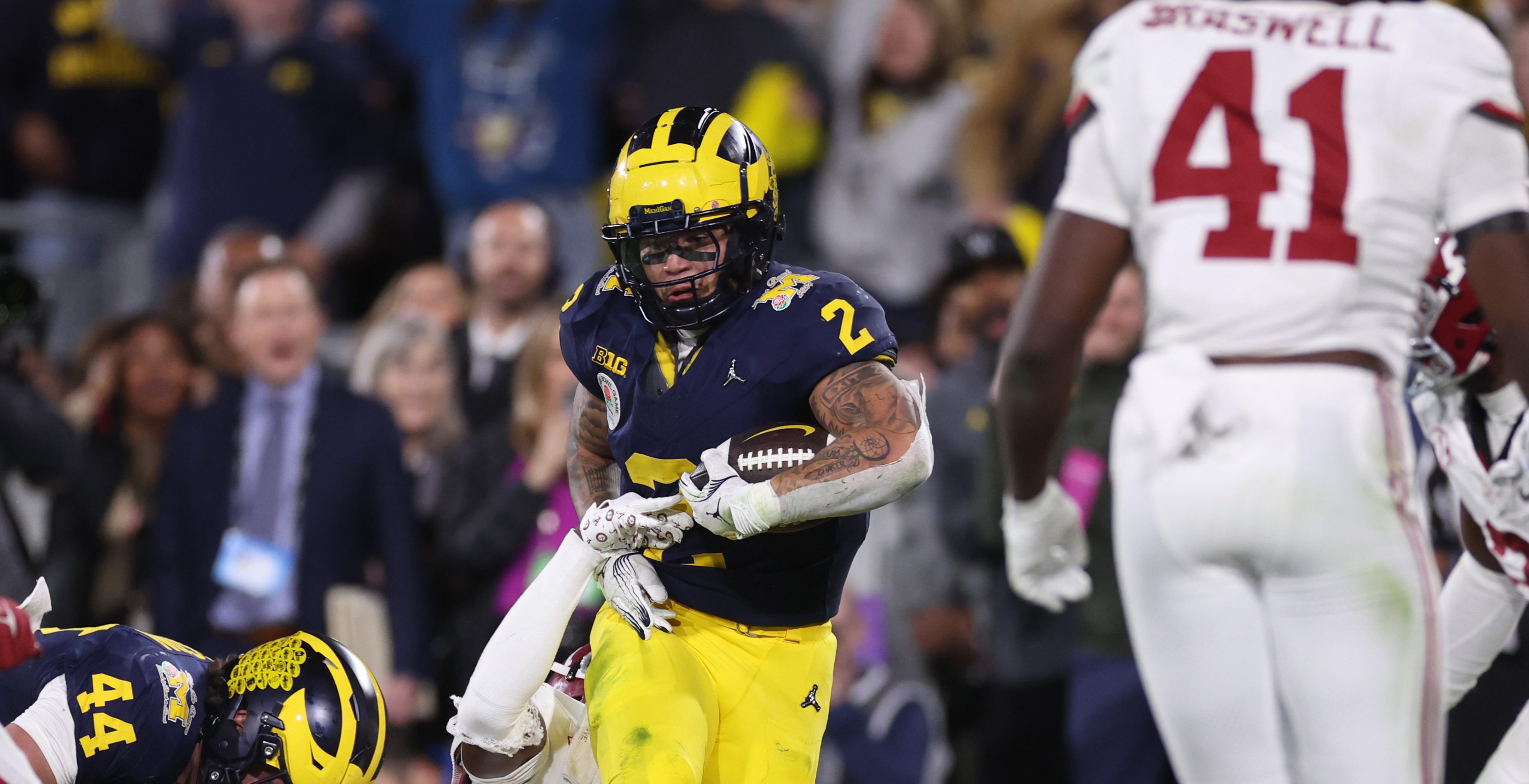 Blake Corum Breaks Michigan TD Record On Rose Bowl Winner